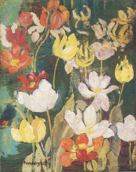 Maurice Prendergast Spring Flowers Spain oil painting art